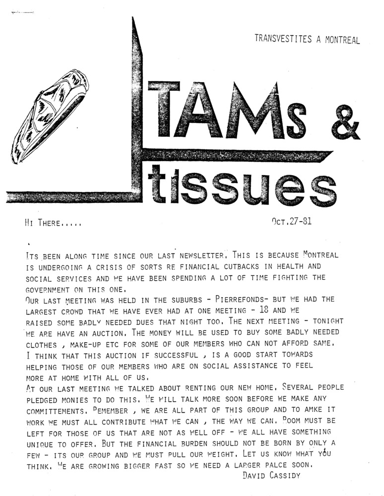 Download the full-sized PDF of TAMs & Tissues (October 1981)
