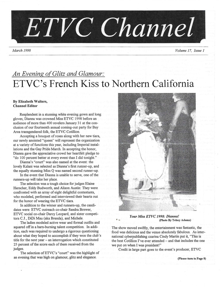 Download the full-sized PDF of ETVC Newsletter Vol. 17, Issue 1