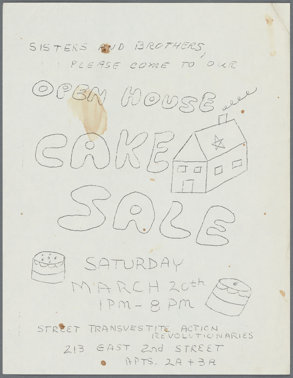 Download the full-sized image of S.T.A.R Open House Cake Sale Flyer