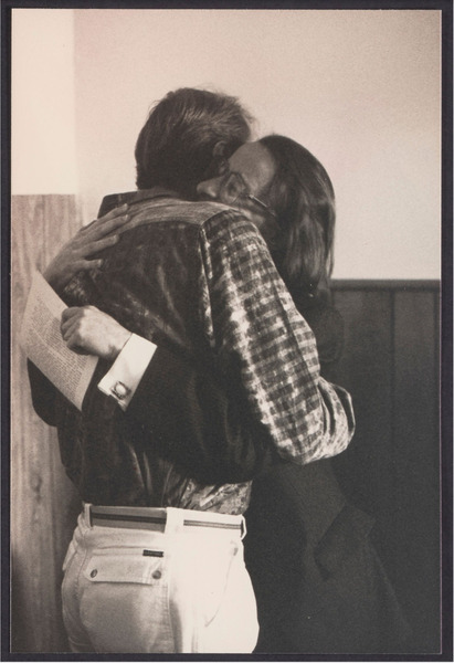 Download the full-sized image of Lou Sullivan hugging companion, 1990 (1)