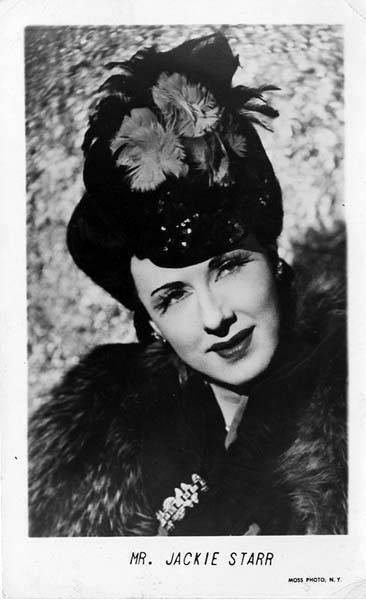 Download the full-sized image of Black and white portrait of Jackie Starr