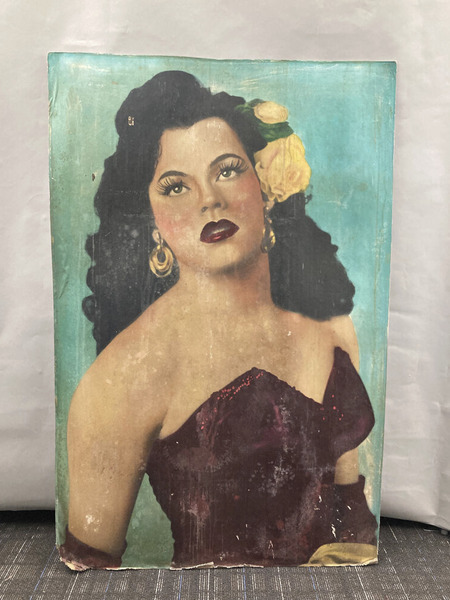 Download the full-sized image of Portrait of Performer Wearing Yellow Flower