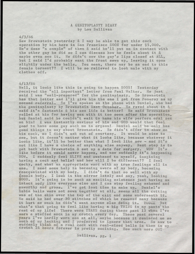 Download the full-sized PDF of Lou Sullivan metoidioplasty journal