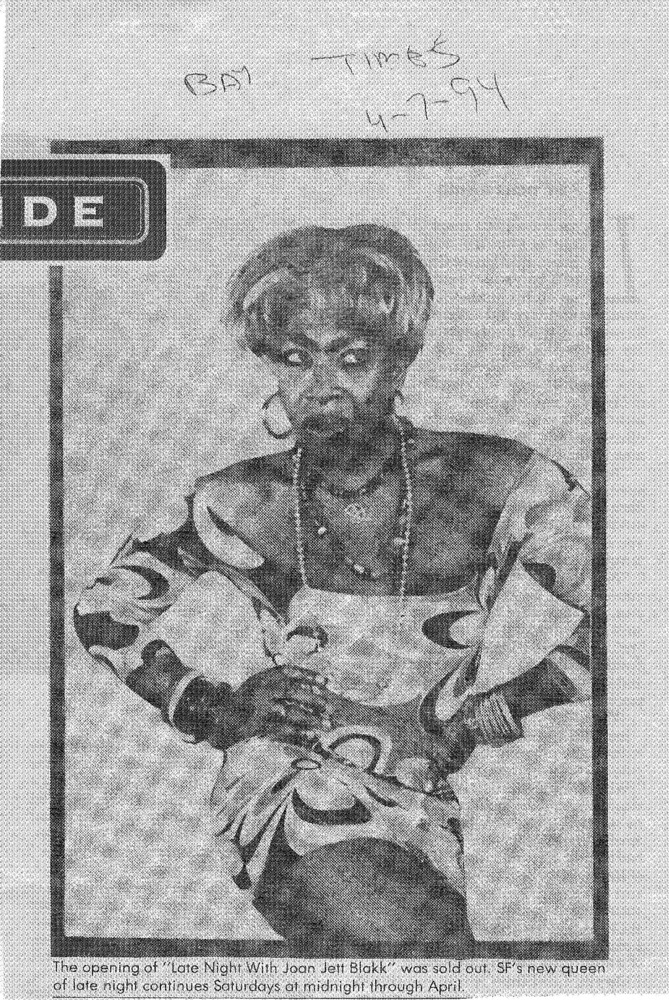 Download the full-sized PDF of News Clipping of Joan Jett Blakk
