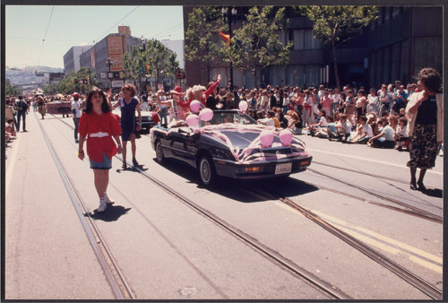 Download the full-sized image of Educational Transvestite Channel Pride contingent, 1988 (2)