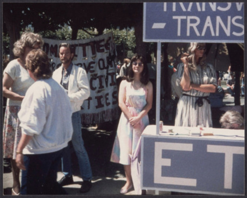 Download the full-sized image of Educational Transvestite Channel booth, 1986 (11)