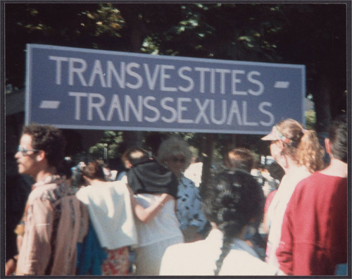 Download the full-sized image of Educational Transvestite Channel booth, 1986 (2)