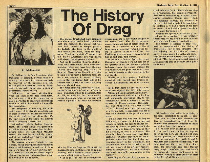Download the full-sized PDF of The History of Drag
