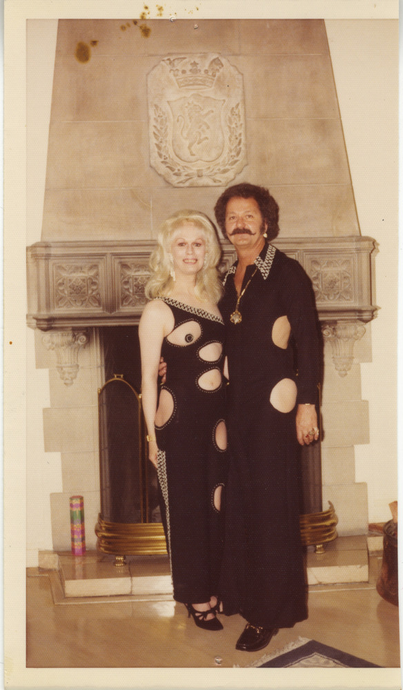 Download the full-sized image of Photo of Vicki Marlane with Friend in Matching Outfits