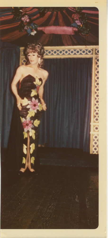 Download the full-sized image of Photo of Unknown Queen in Floral Gown
