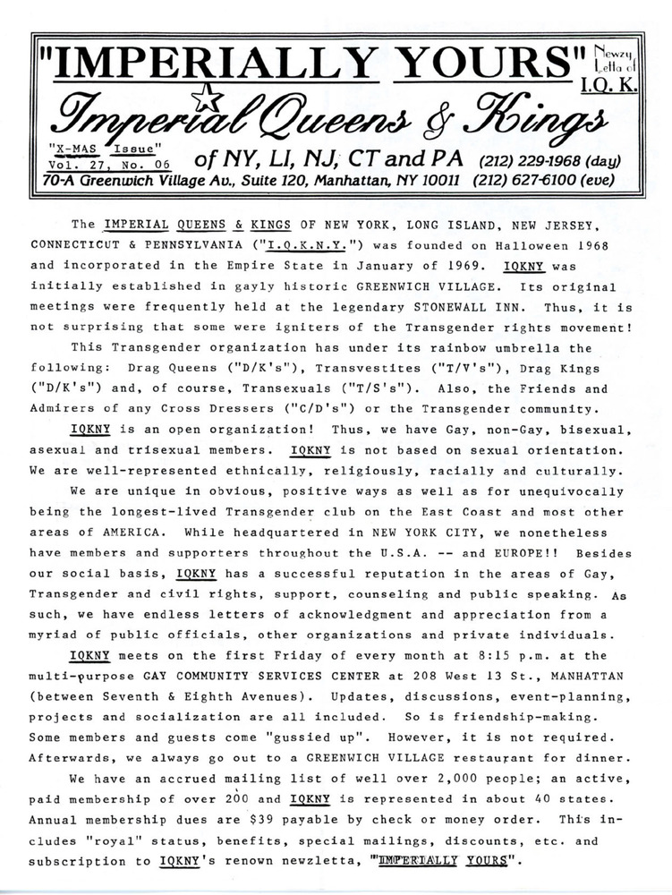 Download the full-sized PDF of Imperially Yours Vol. 27.7 (Xmas 1995)