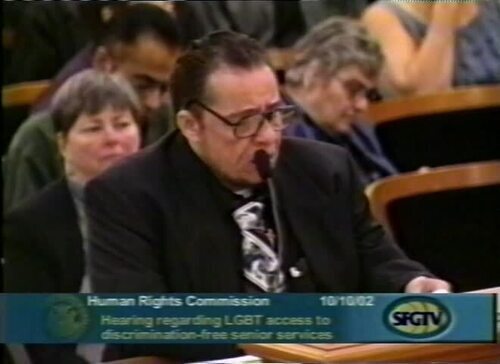 Download the full-sized image of Clip of Red Jordon Arobateau at City Hall