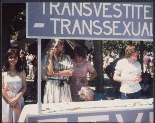 Download the full-sized image of Educational Transvestite Channel booth, 1986 (7)
