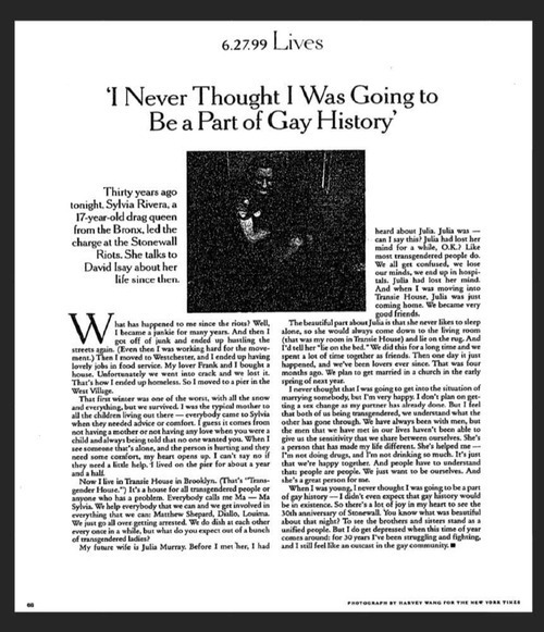 Download the full-sized image of 'I Never Thought I Was Going to Be Part of Gay History'