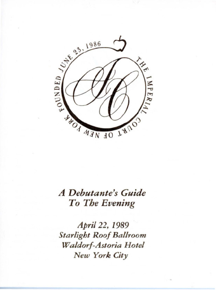 Download the full-sized PDF of Third Annual Night of a Thousand Gowns: A Debutante's Guide to the Evening