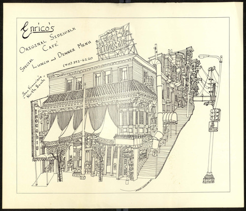 Download the full-sized image of Enrico's Menu
