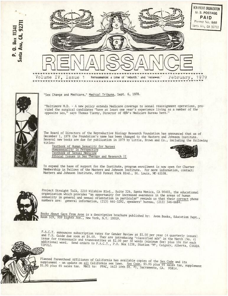 Download the full-sized image of Renaissance, Vol. 4, No. 1, 1979-02