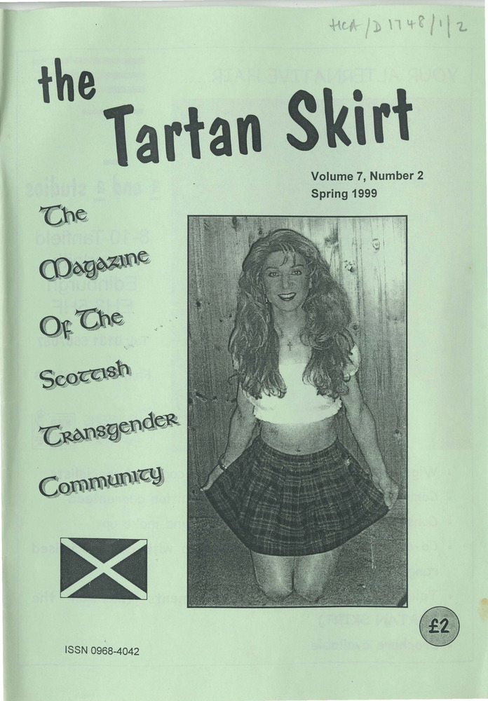 Download the full-sized PDF of The Tartan Skirt: The Magazine of the Scottish Transgender Community Vol. 7, No. 2 (Spring 1999)