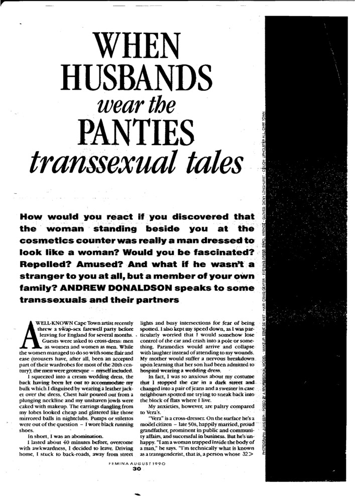 Download the full-sized PDF of When Husbands Wear the Panties: Transsexual Tales