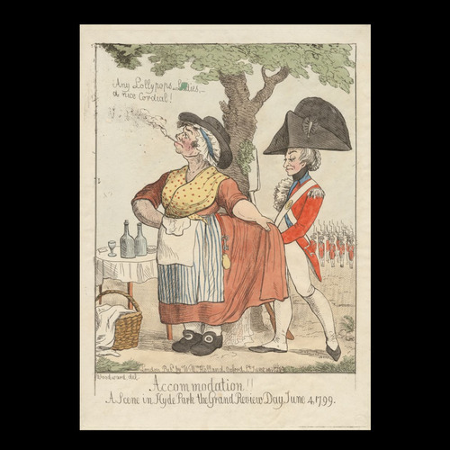 Download the full-sized image of Accommodation!! A scene in Hyde Park the Grand View Day, June 4, 1799