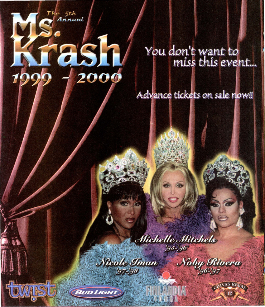 Download the full-sized PDF of Advertisements Mrs. Krash 1999-2000, La Diva Del Nuevo Millennium, Miss Gay New York State USofA and Miss Gay Metropolitan USofA 2000