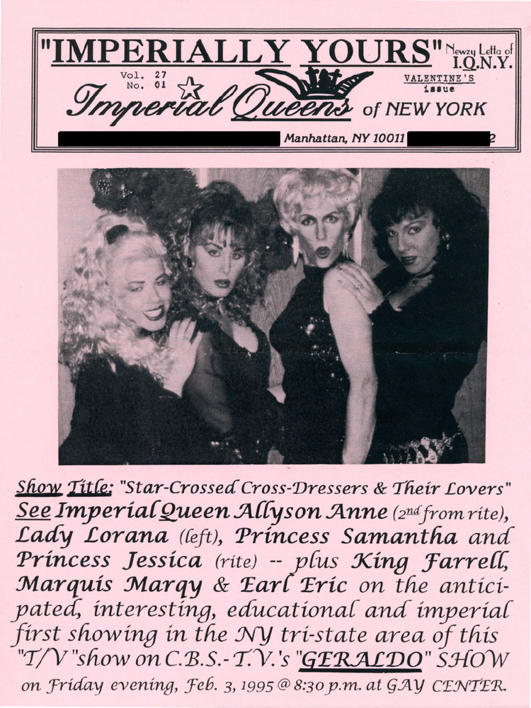 Download the full-sized PDF of Imperially Yours Vol. 27.1 (Valentine's 1995)