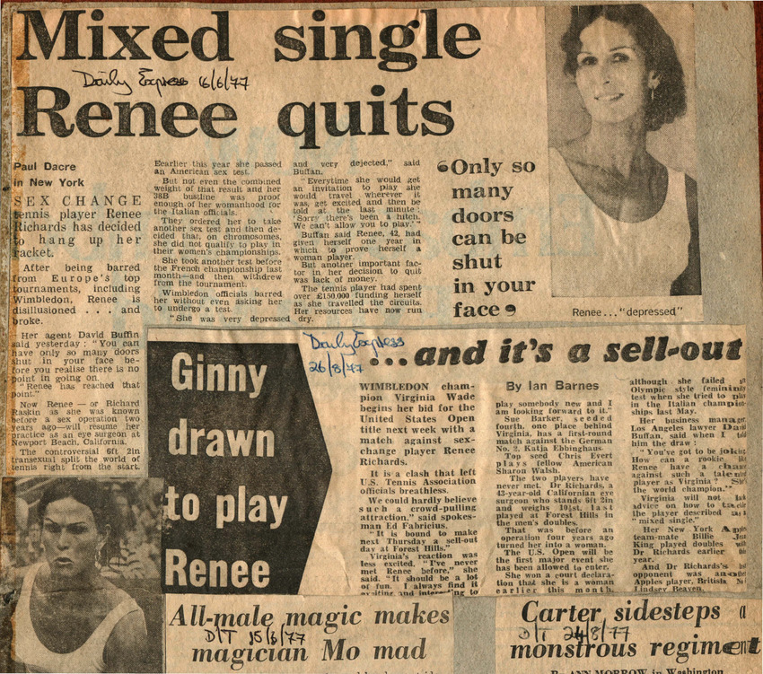 Download the full-sized PDF of Mixed Single Renee Quits