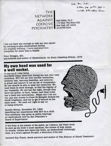 Download the full-sized image of Camille Moran Papers: Folder 1